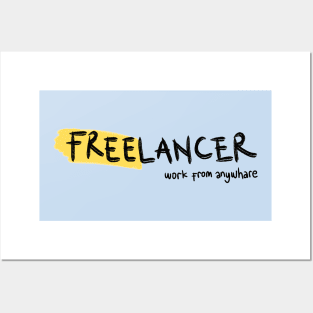 Freelancer (work from anywhare) Posters and Art